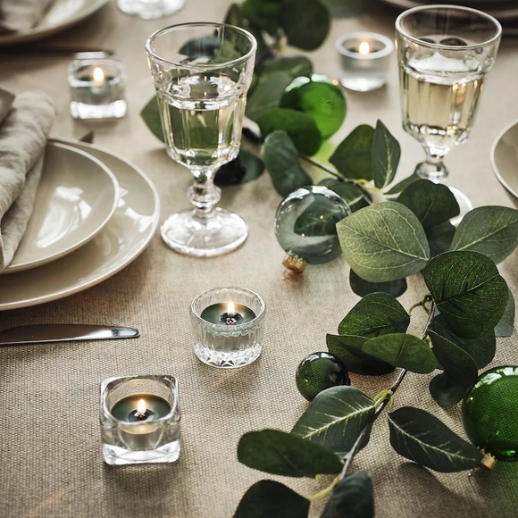 🍒🍒 (Retired) VINTERFINT Scented tealight, Winter fir/green, 3.5 hr - Picture 3 of 6